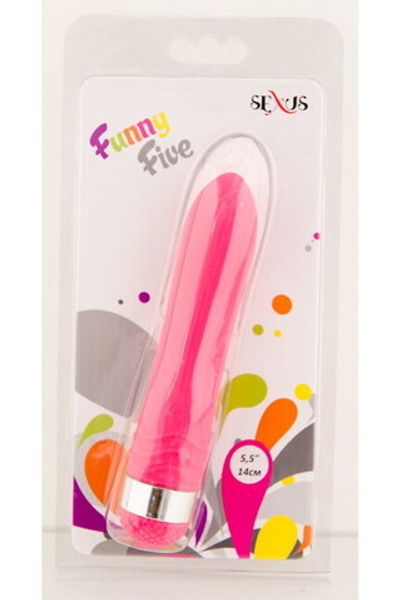 Funny Five водонепроницаемый розовый вибратор (Цвет: розовый)