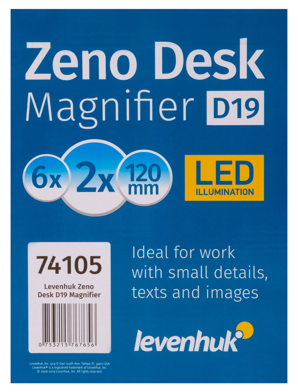 Лупа настольная Levenhuk Zeno Desk D19