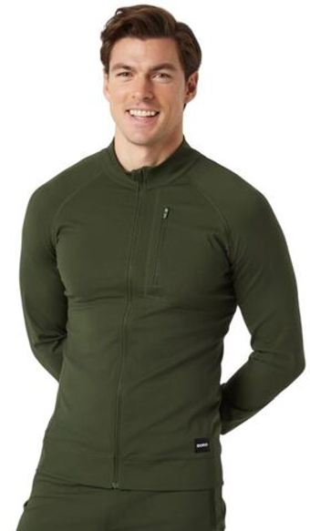 Мужская теннисная кофта Björn Borg Training Midlayer - зеленый