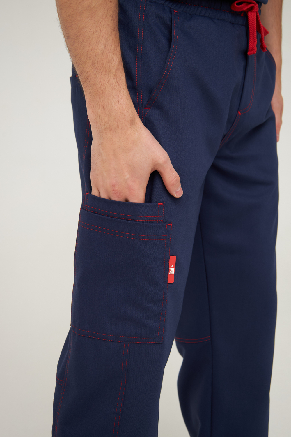 Брюки медицинские мужские Гекай, нэви OLD