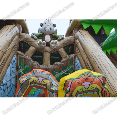 Надувной батут "Лесной мостик"