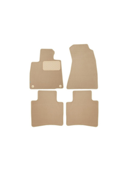 Коврики в салон для HONGQI H9 2022- седан, 4шт (текстиль, бежевые) KLEVER0411600322112KH