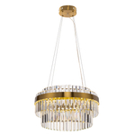 Citilux Sheldon CL339153 LED Люстра хрустальная с пультом Бронза