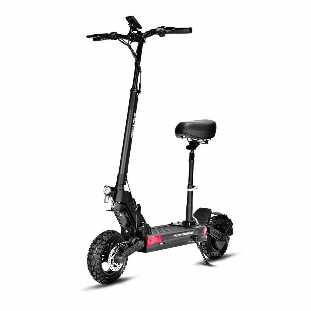 Электросамокат WHITE SIBERIA LUNA 5.0 - exclusive 800W с сиденьем