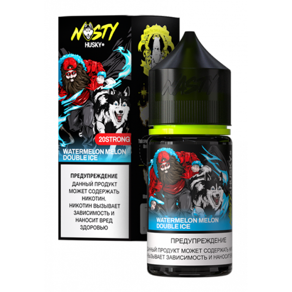 Купить Жидкость Nasty X Husky Import Salt 30 мл - Watermelon Melon Double Ice (20 мг)
