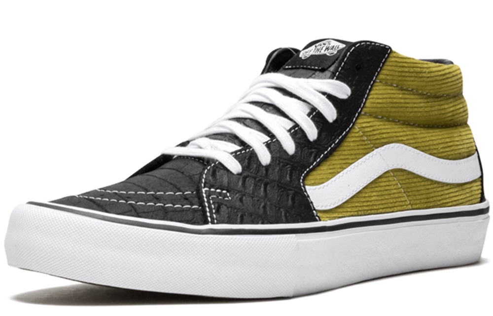 Supreme X Vans Sk8 Croc Corduroy Mustard