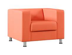 Мягкое кресло с подлокотниками Vilis VL-01 экокожа Oregon 23