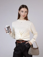 Джемпер укороченный с узлом