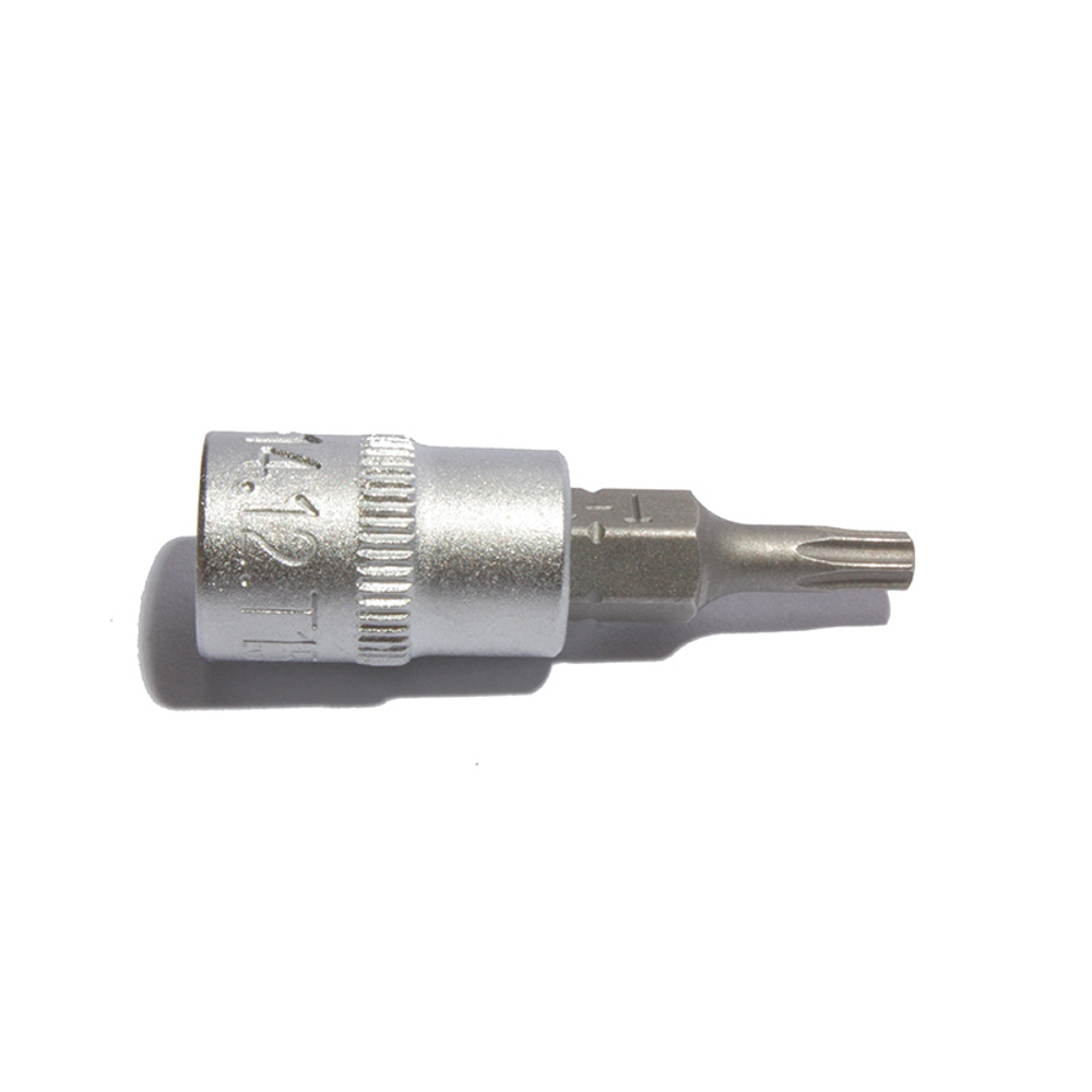 Торцевая головка короткая с битой Torx 1/4" T15, СТАНКОИМПОРТ, CS-14.12.T15
