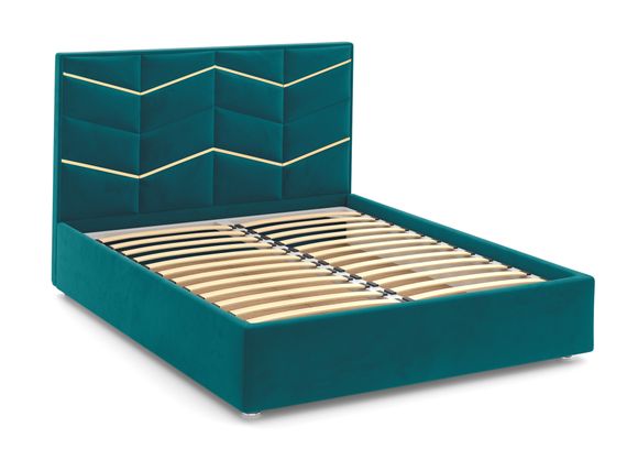 Кровать Line Gold 180 с подъемным механизмом - Velutto 20