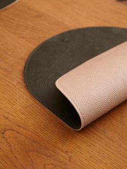 Набор из 4-х двухсторонних сервировочных салфеток Pool, 30х45 см, зеленый/бежевый