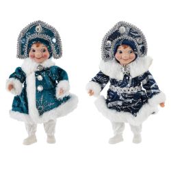 GAEM Игрушка набивная "Снегурочка", L12 W6 H20 см, 2в.