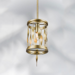 725113 Люстра FIRENZE 1х40W E14 ЗОЛОТО