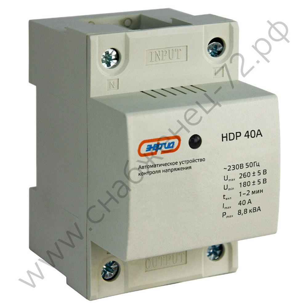 Реле контроля напряжения Энергия PH, HDP (однофазные)