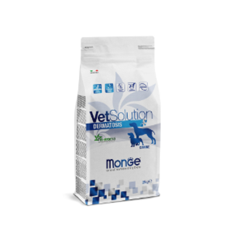 Сухой корм диетический для собак при заболеваниях кожи Monge VetSolution Dog Dermatosis Дерматозис 2кг
