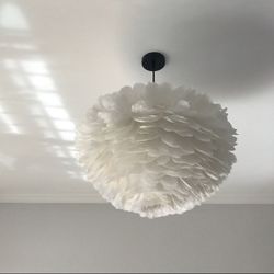 Люстра Feathers D70 White By Imperiumloft