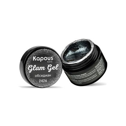 Гель-краска «Glam Gel» Kapous, обсидиан, 5 мл