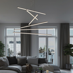 Citilux Trent CL203760 LED Люстра подвесная с пультом Белая