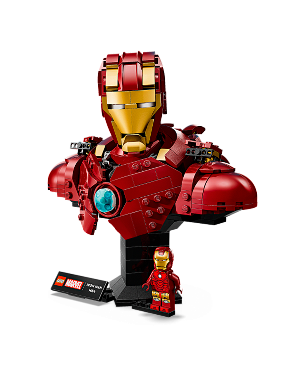 LEGO 76327 Iron Man MK4 Bust — сборная модель бюста Железного Человека (436 деталей)