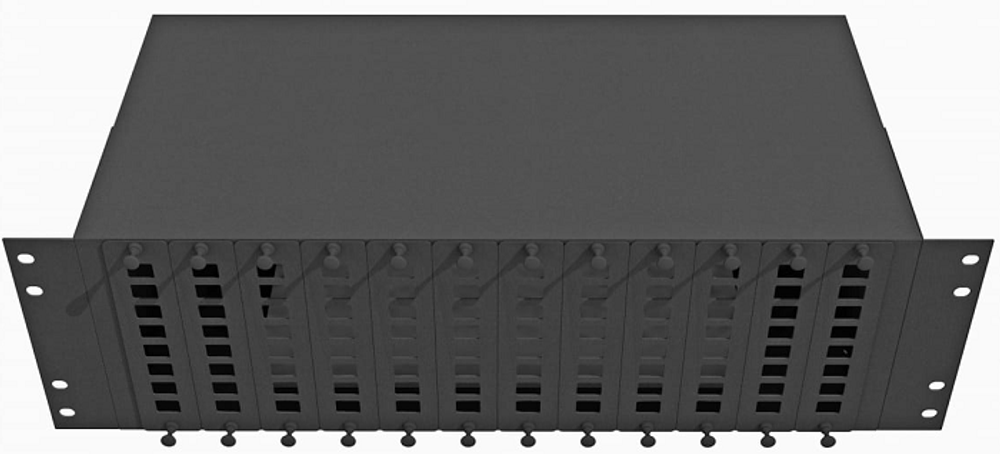 Кросс оптический стоечный  TopLAN КРС-Top-3U-96SC/DLC-BK