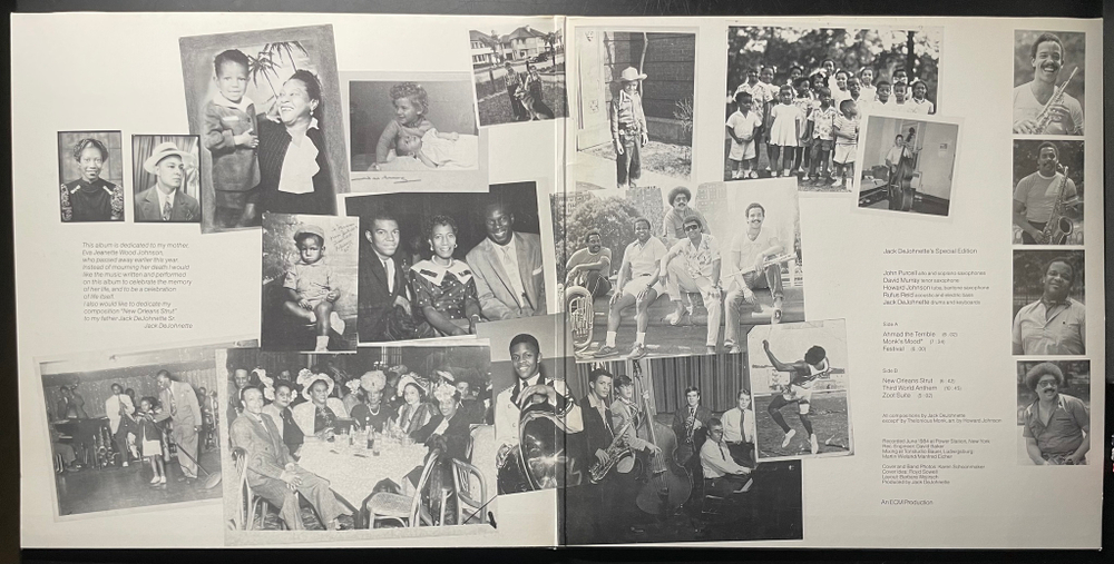 Jack DeJohnette's Special Edition ‎– Album Album (Германия 1984г.) ECM