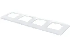 Рамка Legrand Etika 4-постовая белая 25652