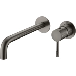 Смеситель для раковины Boheme Uno 465-GM С ВНУТРЕННЕЙ ЧАСТЬЮ gun metall