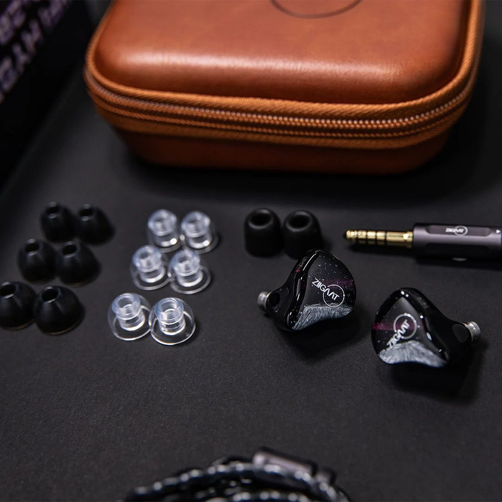 Наушники проводные ZiiGaat Arcanis, внутриканальные, гибридные, без микрофона, 3.5 мм