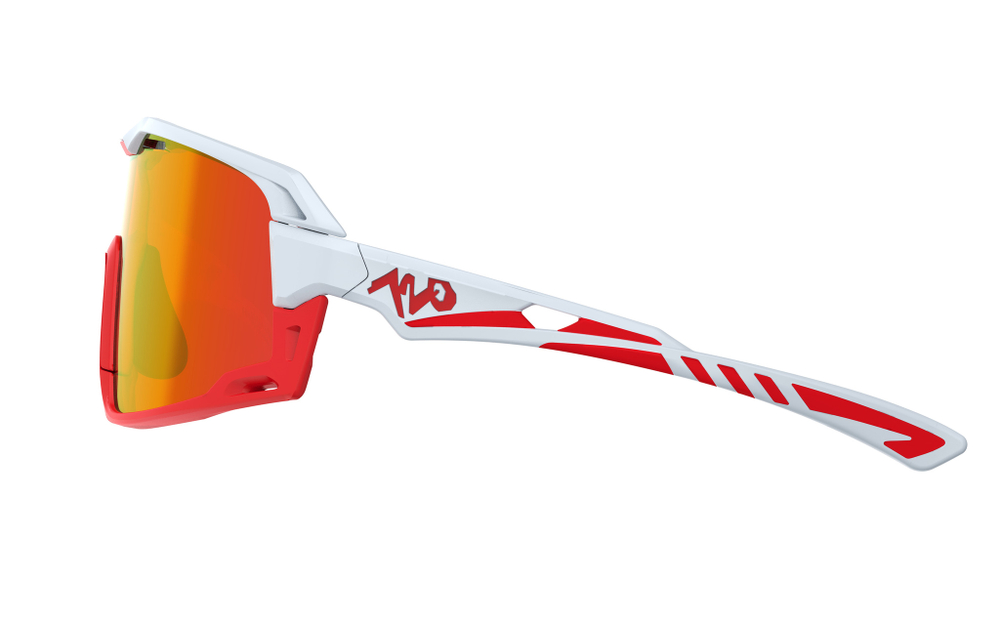 Спортивные очки 720armour Flash / Matte Ferrari Red w/ Glossy White Temple / HC Red Black / Cylinder Lens