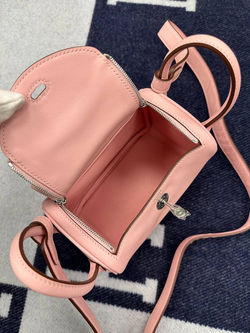 Сумка Hermes Lindy Rose Sakura Palladium Hardware