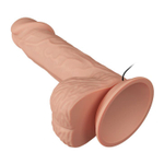 Baile Catoblepas – телесный вибратор-реалистик с выраженной головкой и венами, 20,6 см, однорежимная вибрация, питание AA