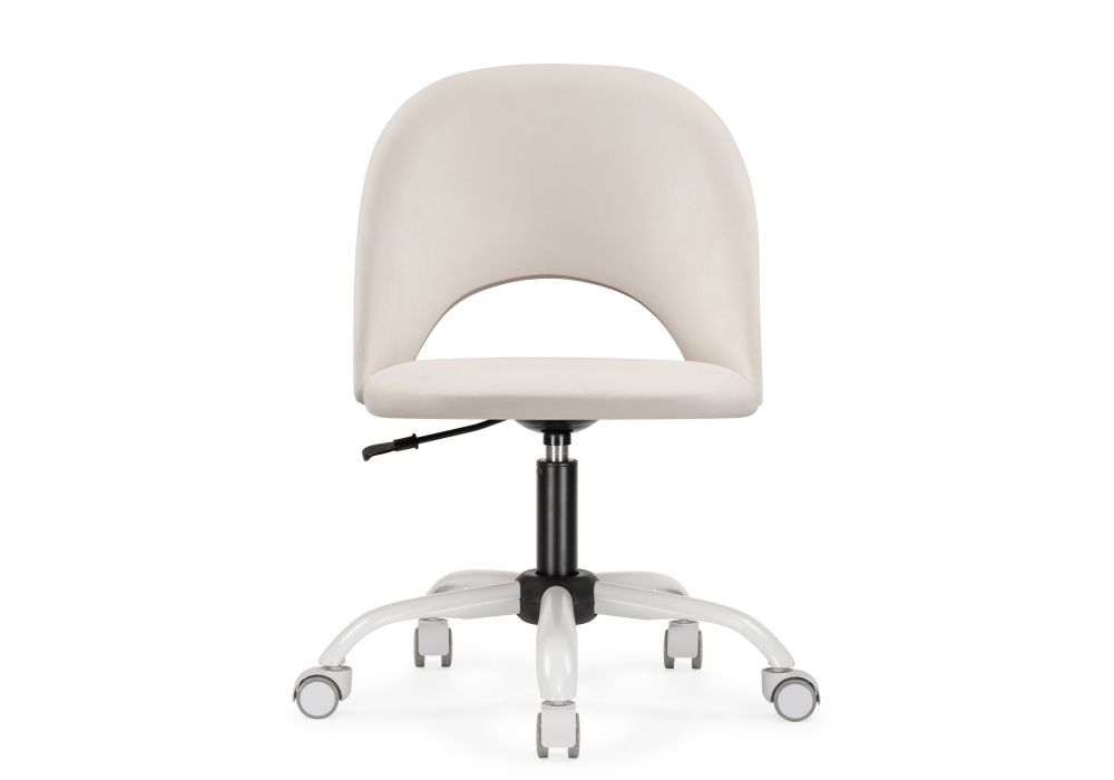 Компьютерное кресло Ирре молочное / белое