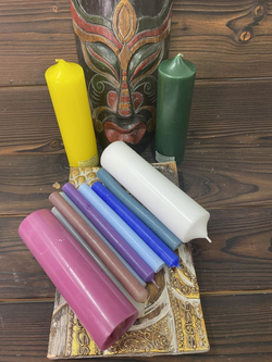 Свеча алтарная желтая 70 часов