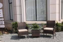 Набор садовой мебели ротанг GM-M76, коричневый, 3 предмета