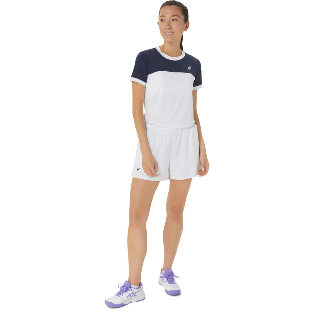 Женские теннисные шорты ASICS Court Shorts Women - White, Black