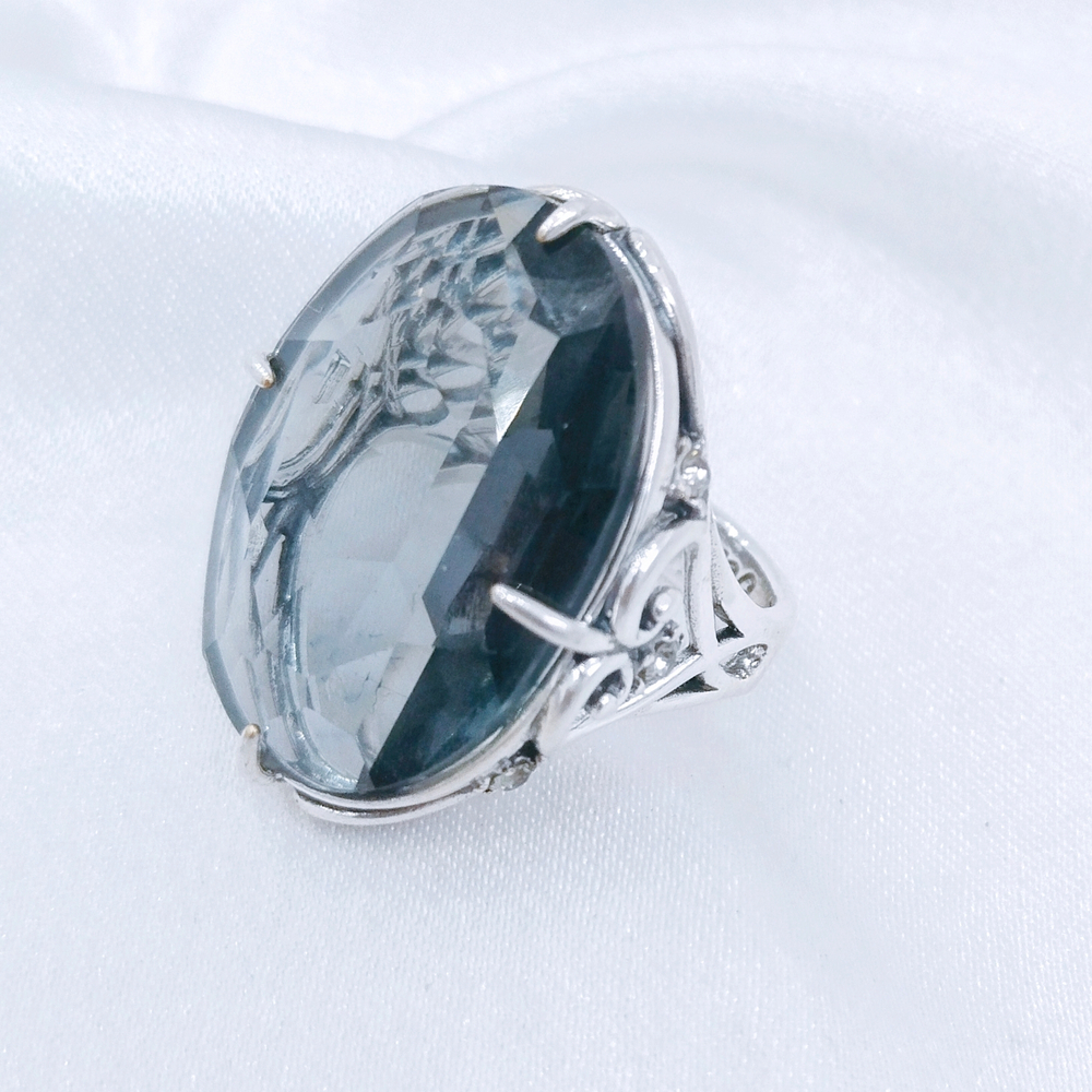"Райхан" кольцо в серебряном покрытии из коллекции "Бахчисарай" от Jenavi
