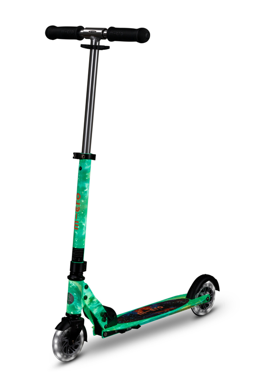 Самокат Micro Sprite Glow (светится в темноте) LED, Art Млечный путь