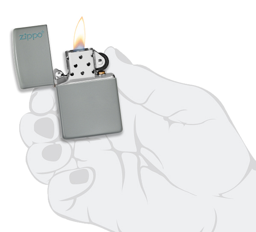 Зажигалка Classic Flat Grey ZIPPO 49452ZL