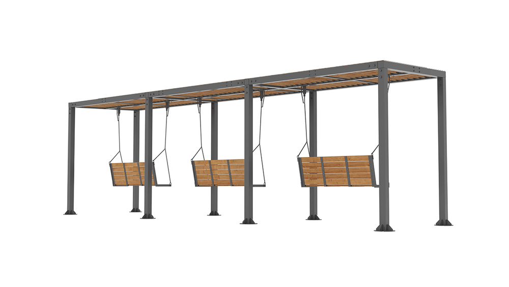 Навес с качелями SK00167