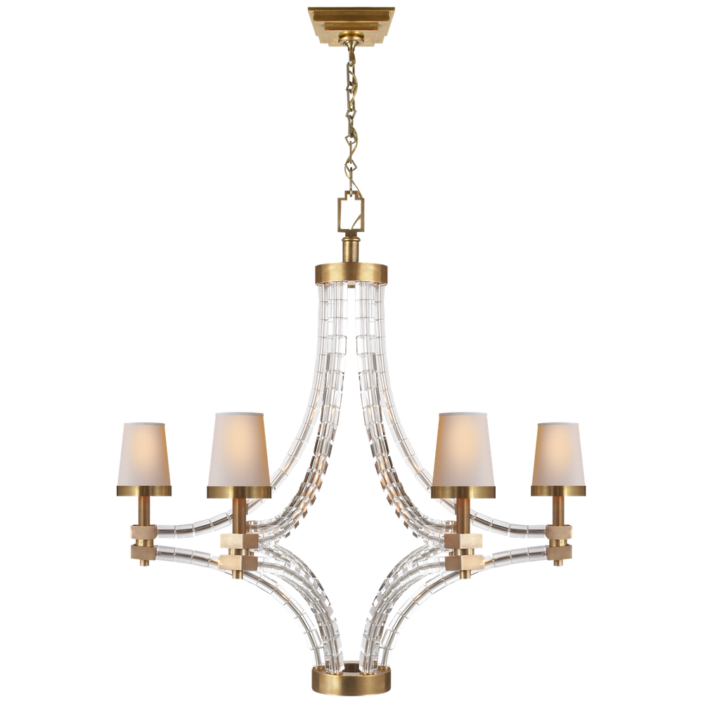Люстра Visual Comfort Crystal Cube Large Chandelier