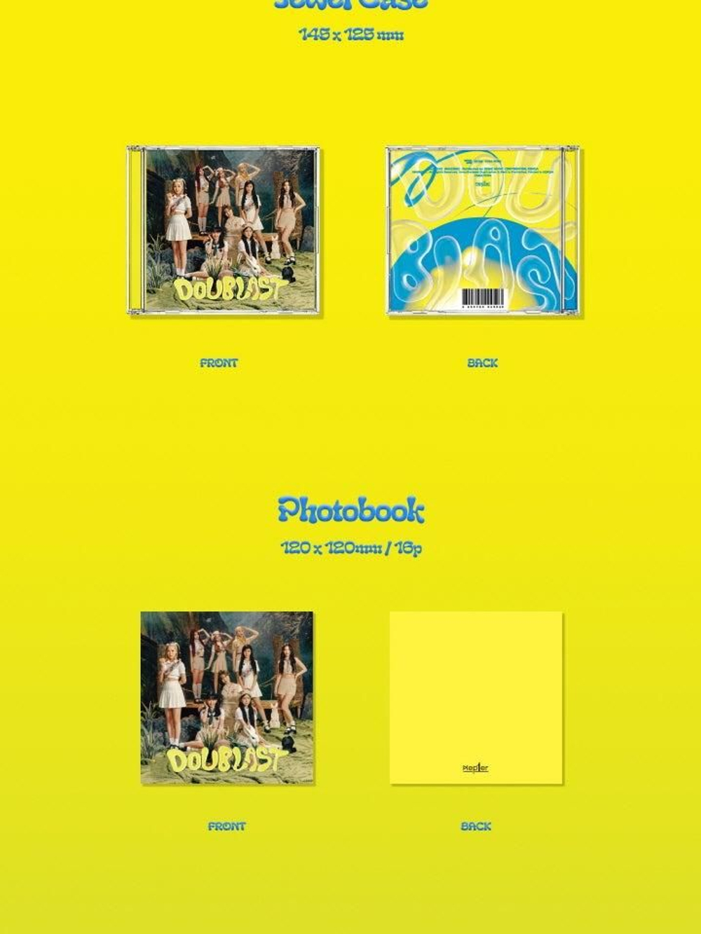 Альбом Kep1er - DOUBLAST 2nd Mini Album JEWEL RANDOM