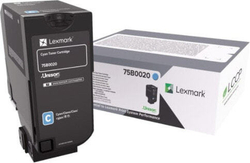 Lexmark 75B0020 тонерный картридж Подлинный Голубой 1 шт