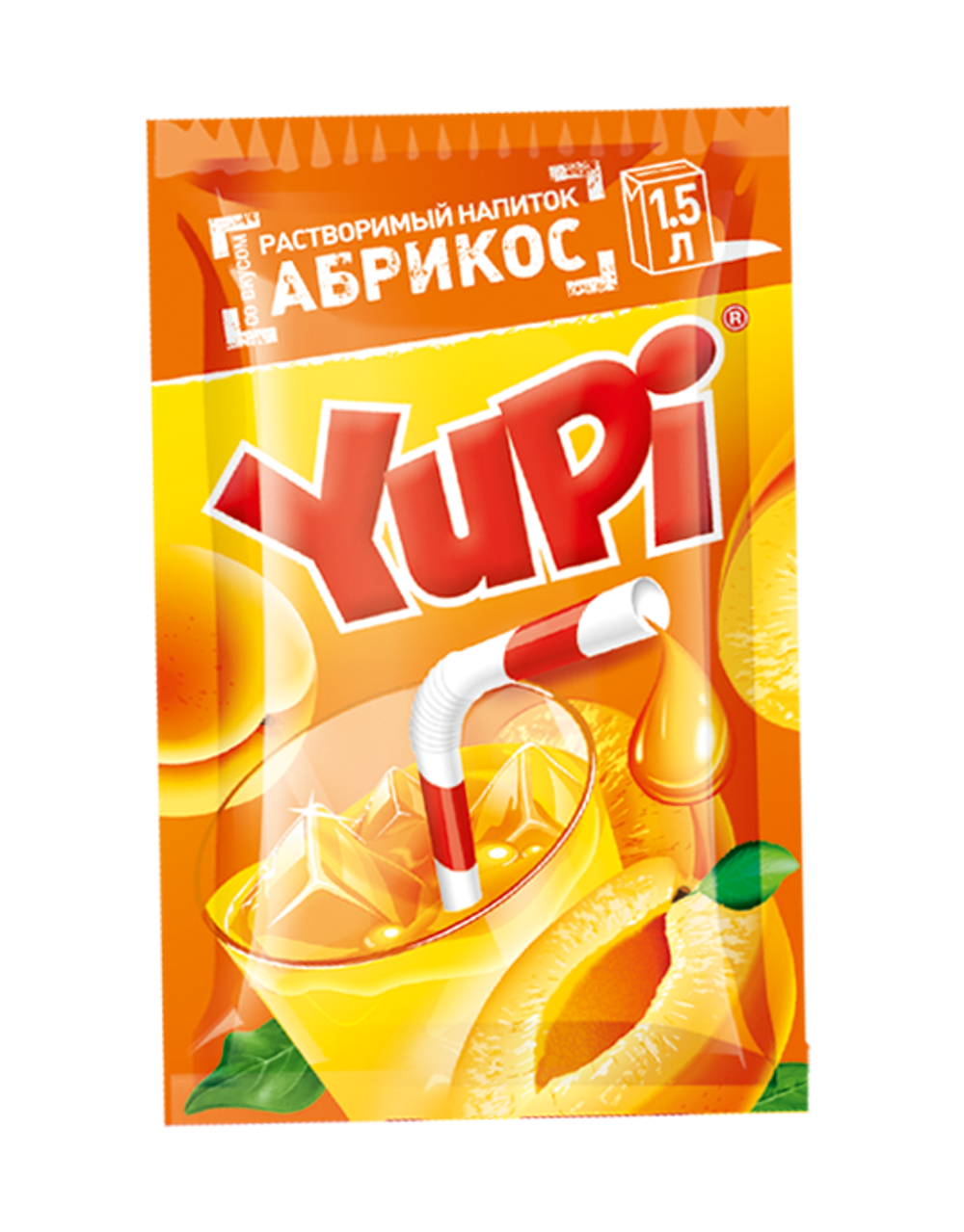 Растворимый напиток ЮПИ Абрикос 12г*24шт*6 блоков.
