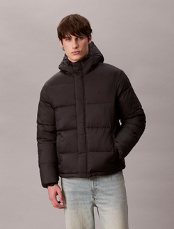 Утепленная куртка Calvin Klein Hooded Puffer Jacket Black