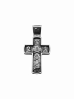 Крест из серебра/Чернение/Архангел Михаил