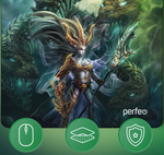 Perfeo Коврик для компьютерной мыши "Anime", Рис.16 (240*200*2 мм), ткань+резиновое основание