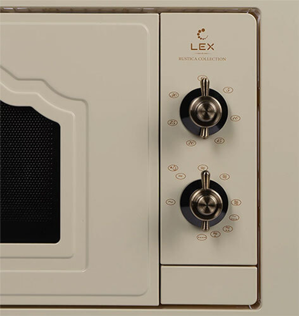 Встраиваемая микроволновая печь СВЧ LEX BIMO 20.04 IVORY