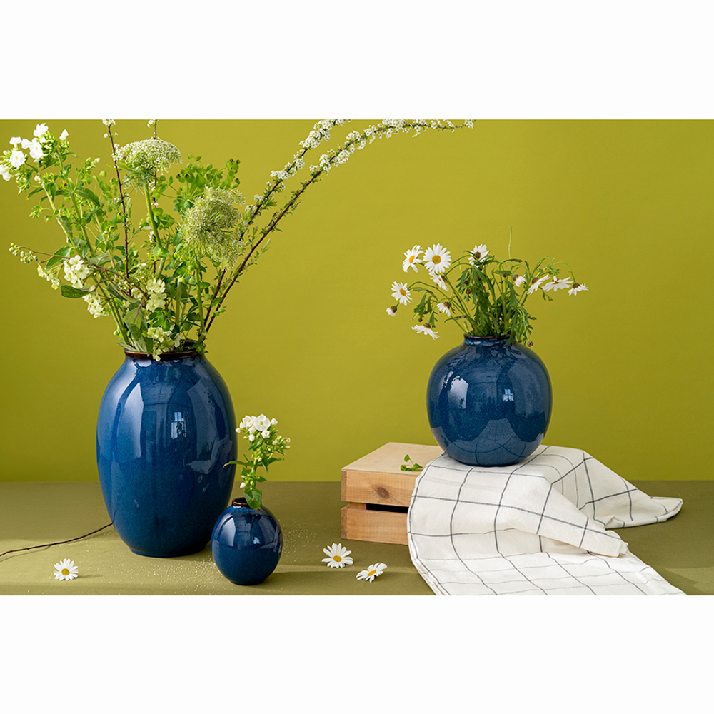 Ваза nature, 11 см, темно-синяя