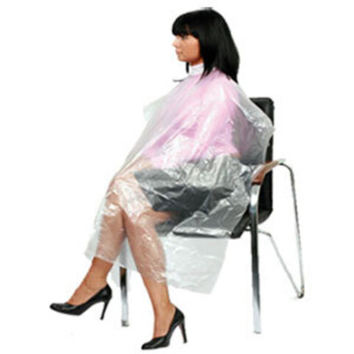 Пеньюар White line П/э 100*160 прозрачный 50 шт рулон