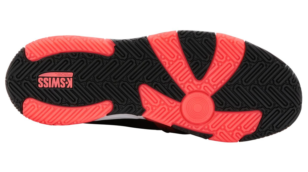 Мужские кроссовки для Падел K-Swiss K-Frame Padel - black/micro chip/neon lava